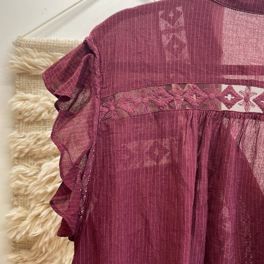 Free People NEW Baby Blues Tunic In Lovebird Combo - Picture 7 of 11